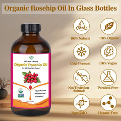 MMPANG Rosehip Oil ingredients highlight source and nutrient-rich profile.
