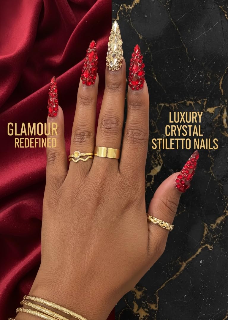 MNAFAYY Luxury Gems kit contents laid out for at-home use