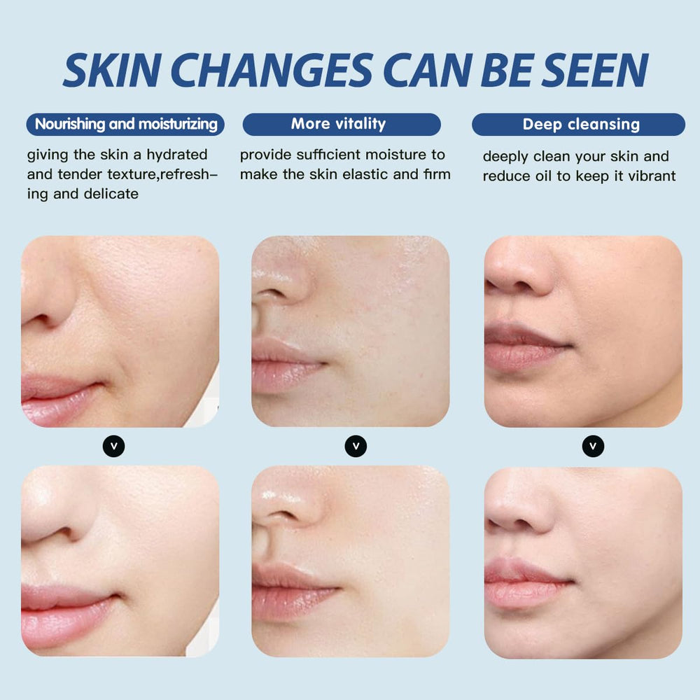 Mnhybteam jelly mask application on face for at-home spa routine