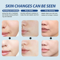 Mnhybteam jelly mask application on face for at-home spa routine
