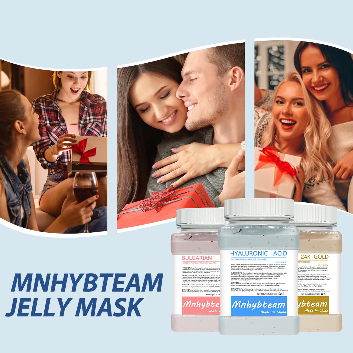 Mnhybteam jelly mask professional spa at home implies salon-like results