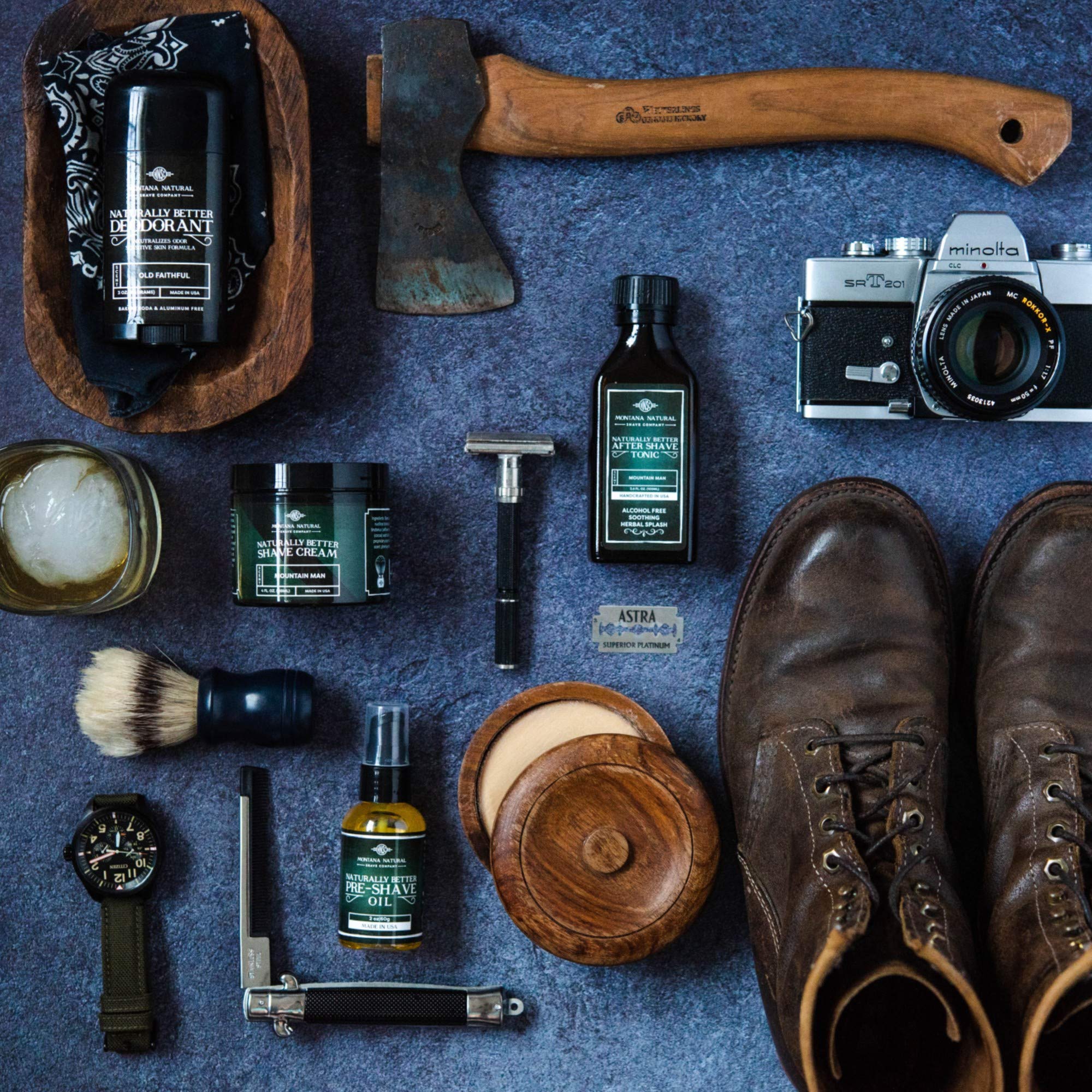 MNSC Old Faithful scent of woods and musk for a clean, confident feel.
