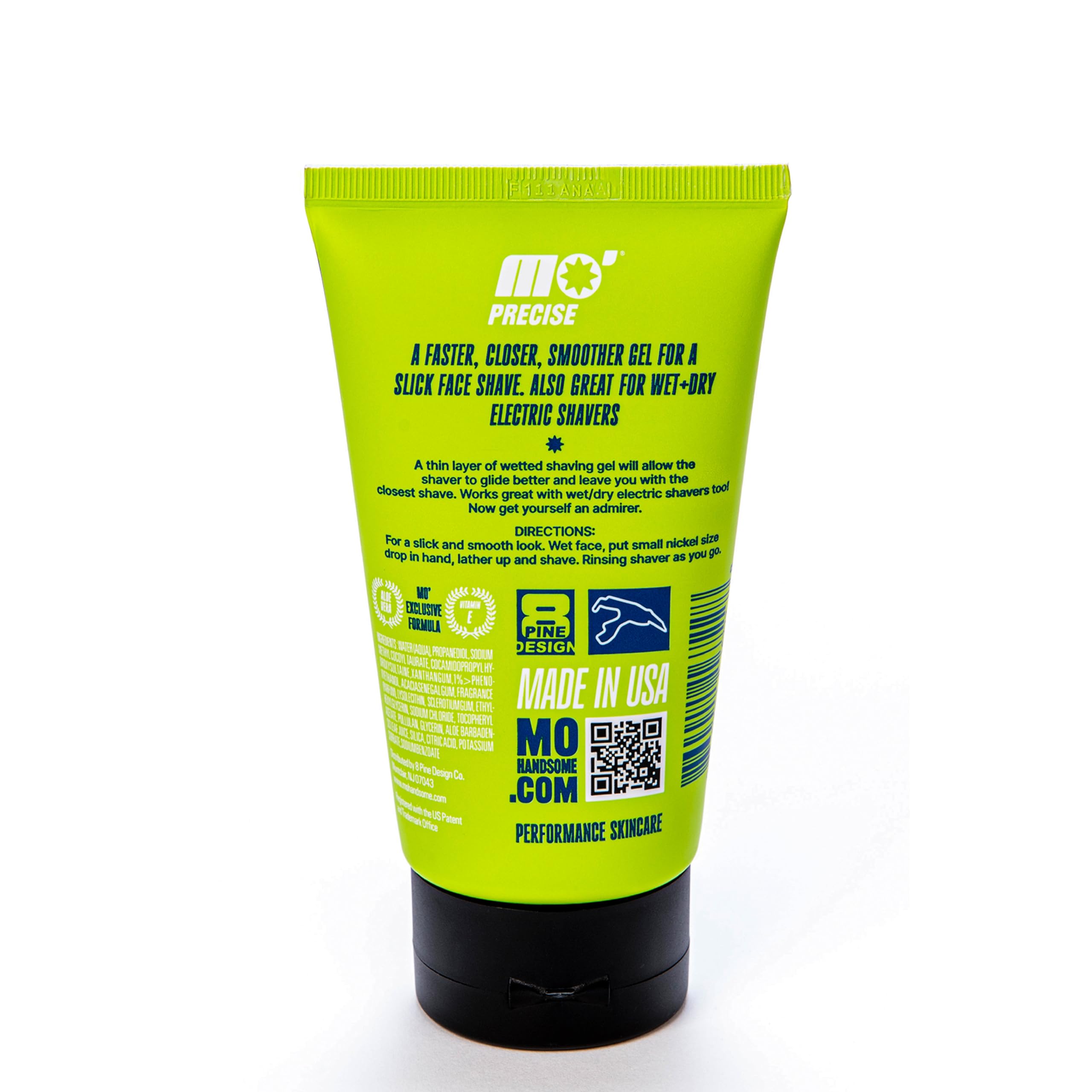 Mo' Handsome pro-vitamin-b5 hydration helps skin stay comfortable.