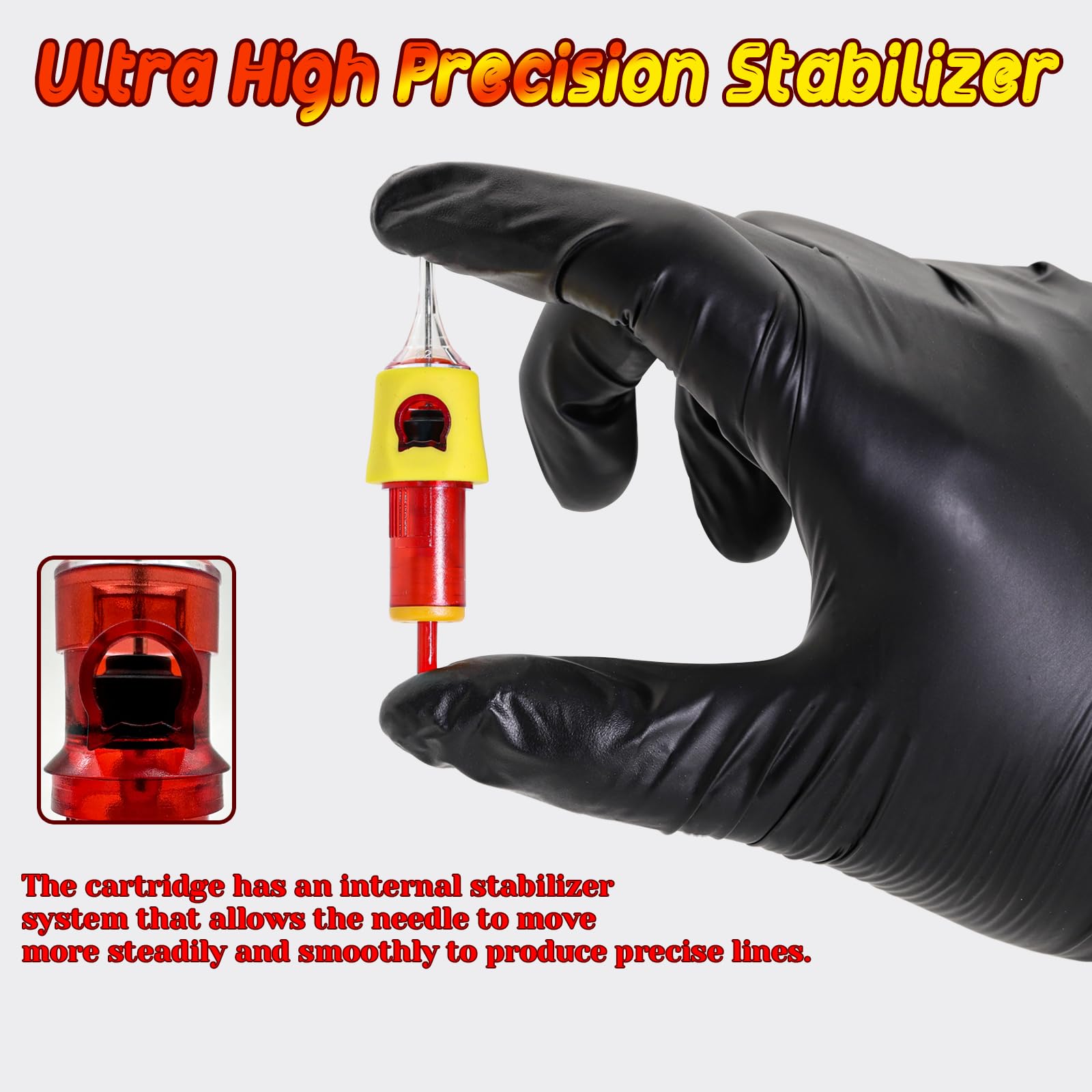 MO MOLONG MO PRO needle transparent body enables ink visibility