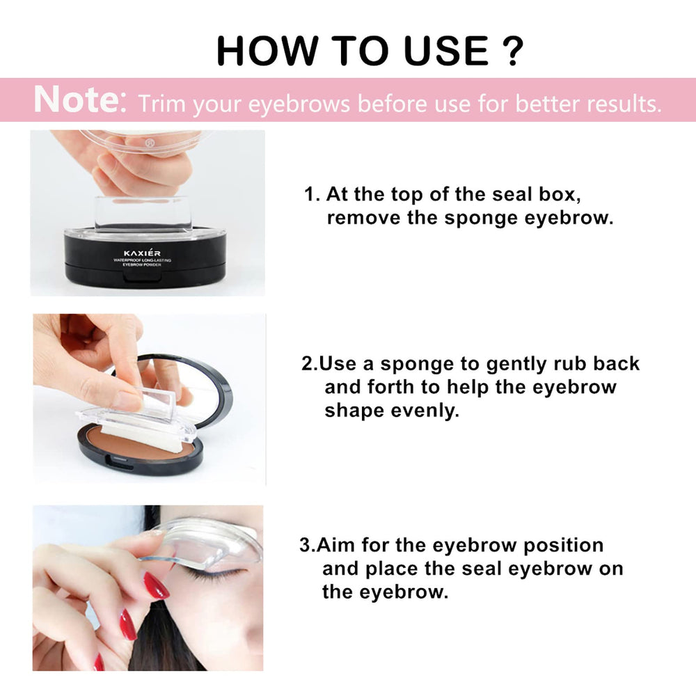 Moakxer brow placement guide at the brow bone for balanced shape