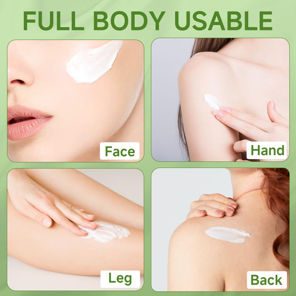 MOCKGVY Balm applied to the face for gentle hydration.