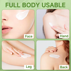 MOCKGVY Balm applied to the face for gentle hydration.