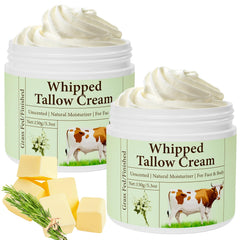 MOCKGVY Beef Tallow Balm jar front view, nourishing skin option.