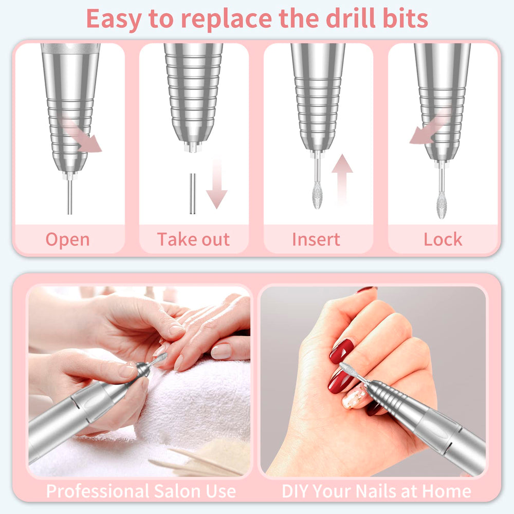 MOCOWIND aluminum handpiece with ergonomic grip and low heat