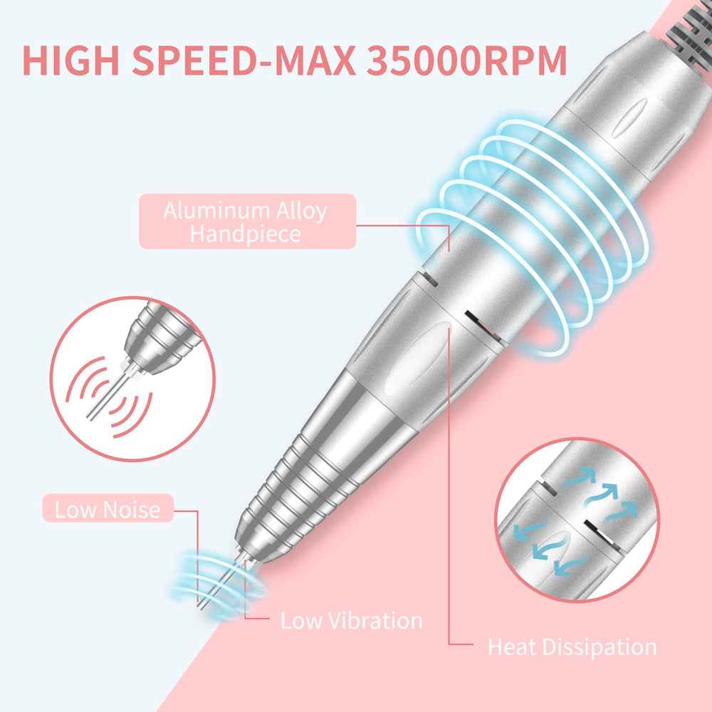MOCOWIND low-noise aluminum handpiece delivering smooth operation