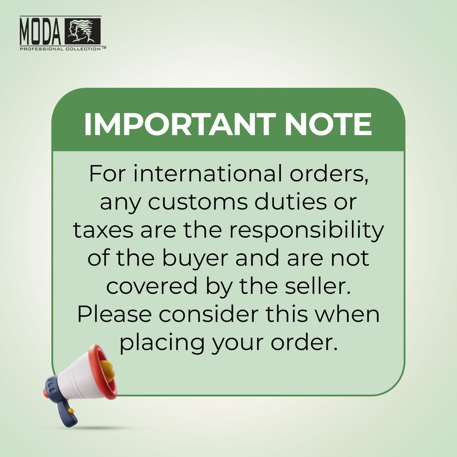 MODA professional-grade conditioner for salon-quality results at home.