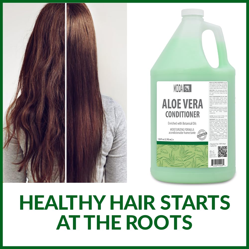 MODA Moisturizing Conditioner supports color protection with shine and manageability