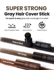 MODAMODA Pro-Change gray-root coverage blending with natural brown shades.