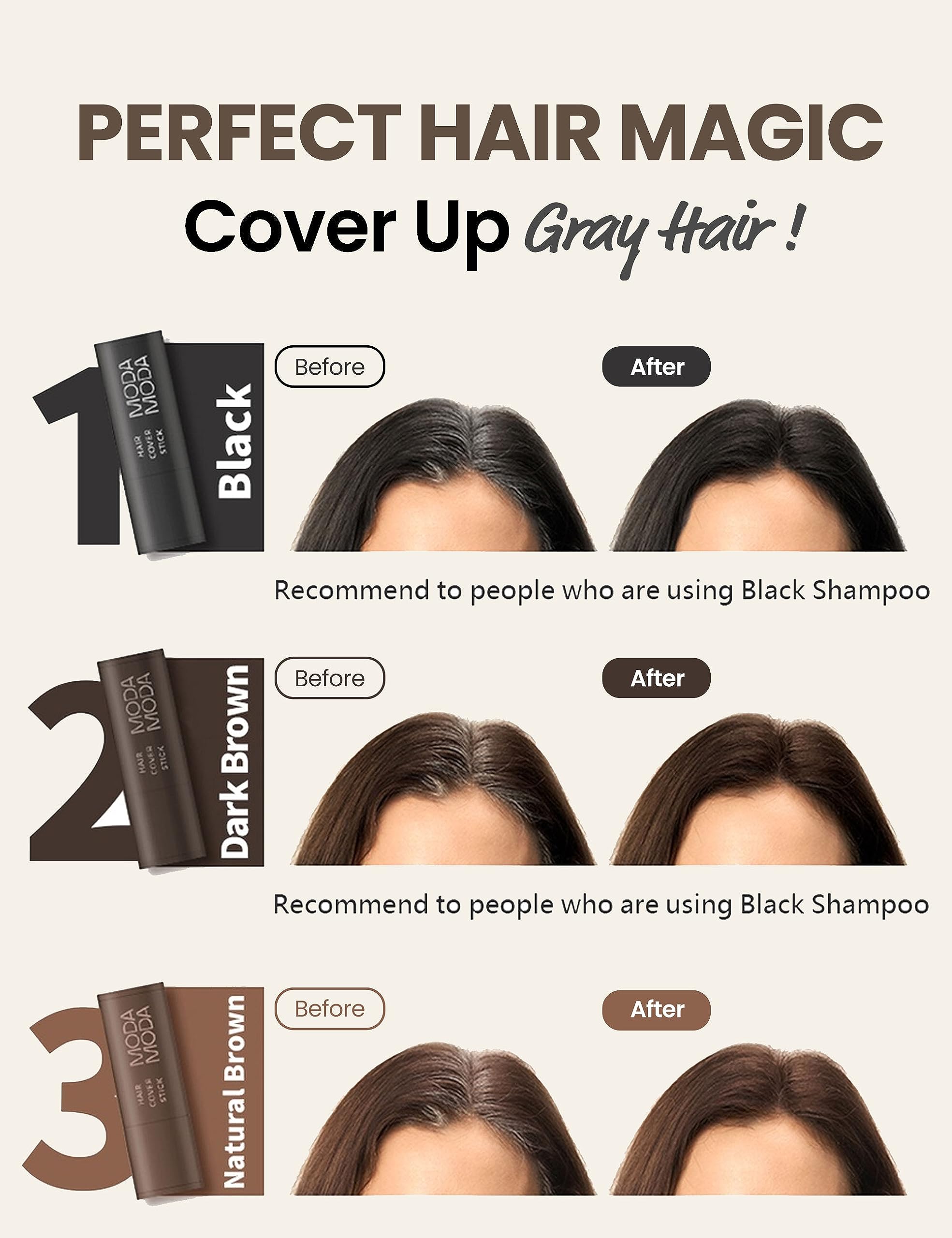 MODAMODA Pro-Change compact, portable touch-up stick for on-the-go use.