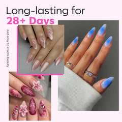 Modelones 12 sizes almond nail tips ensure a perfect fit for every finger