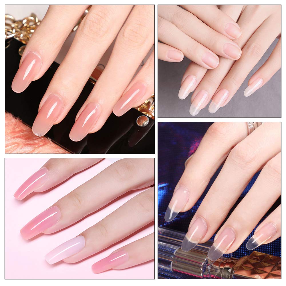 Modelones 120pcs nail forms set with multiple sizes for a perfect fit