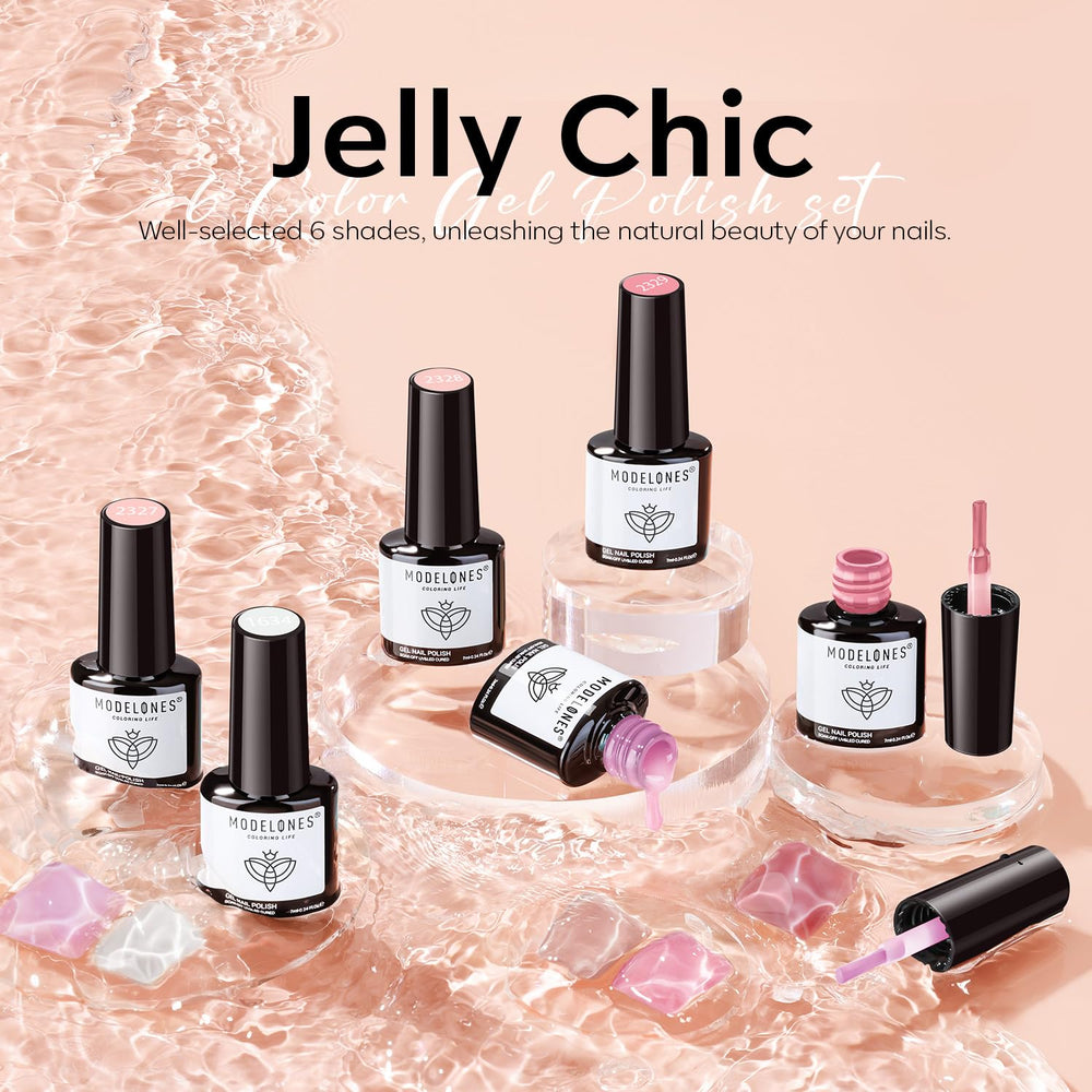 Modelones 150-degree brush enables smooth, precise nail application.