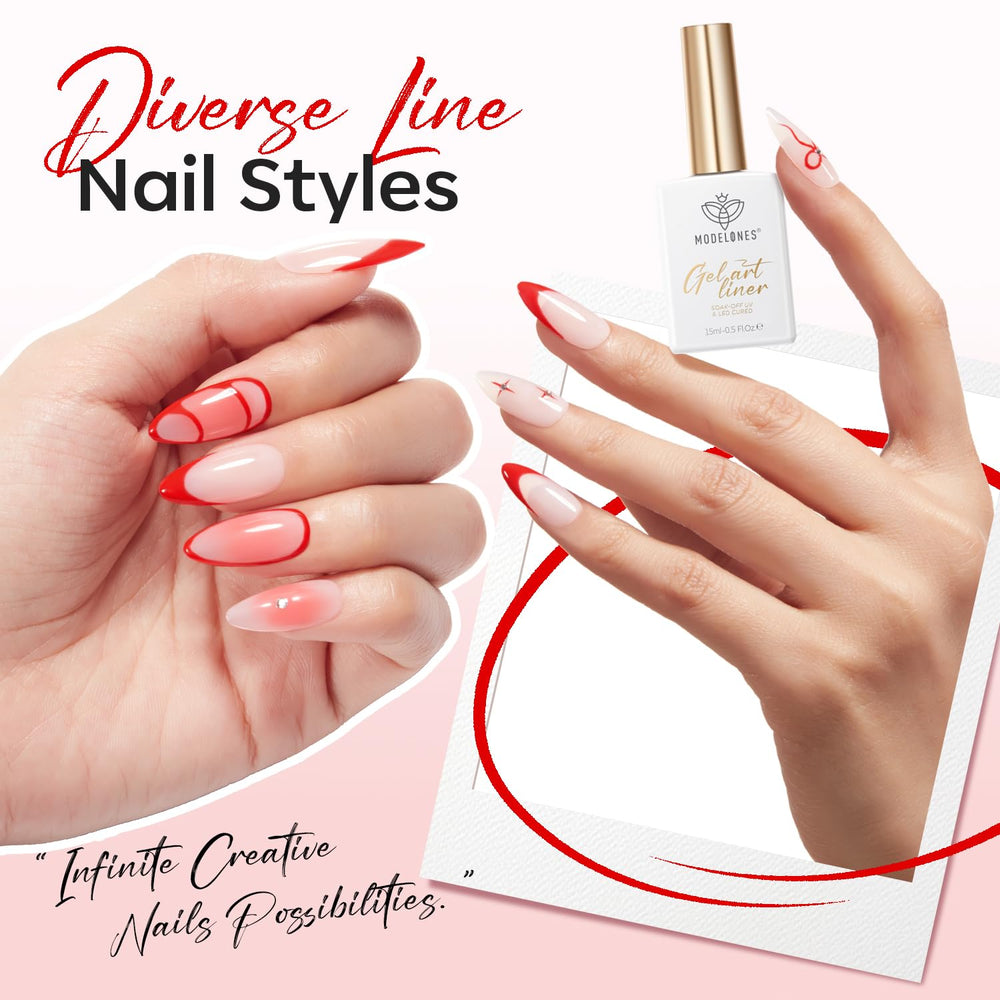 Modelones 15ml full-size bottle provides durable color for DIY manicures