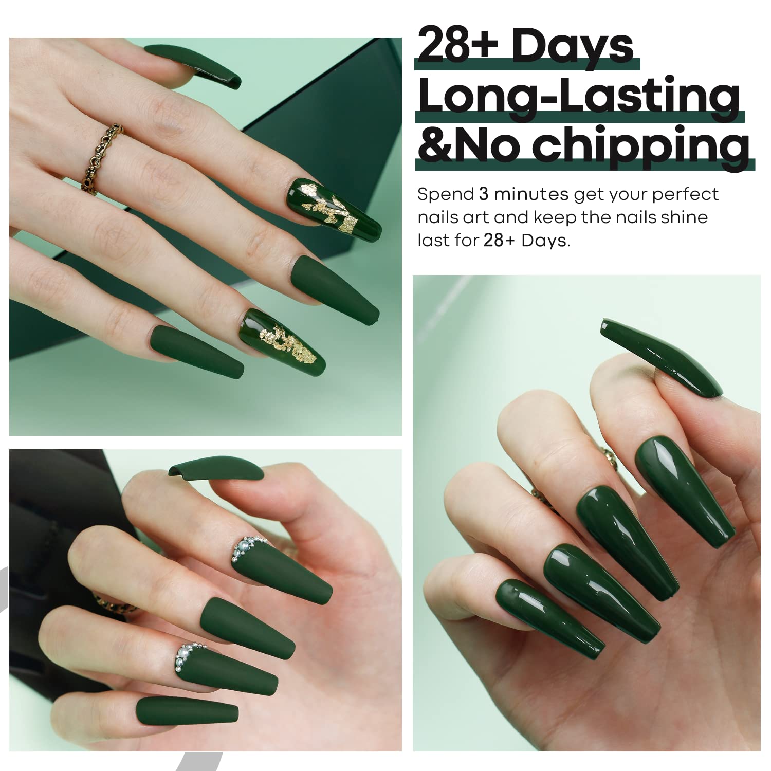 Modelones formula offers up to 28-day wear with glassy shine.
