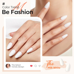 Modelones 32-piece nail kit with 16 sizes enables a precise, comfortable fit.