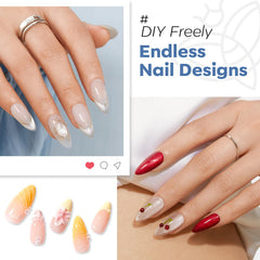 Modelones 360-piece nail tips set provides a complete range for versatile finger coverage.