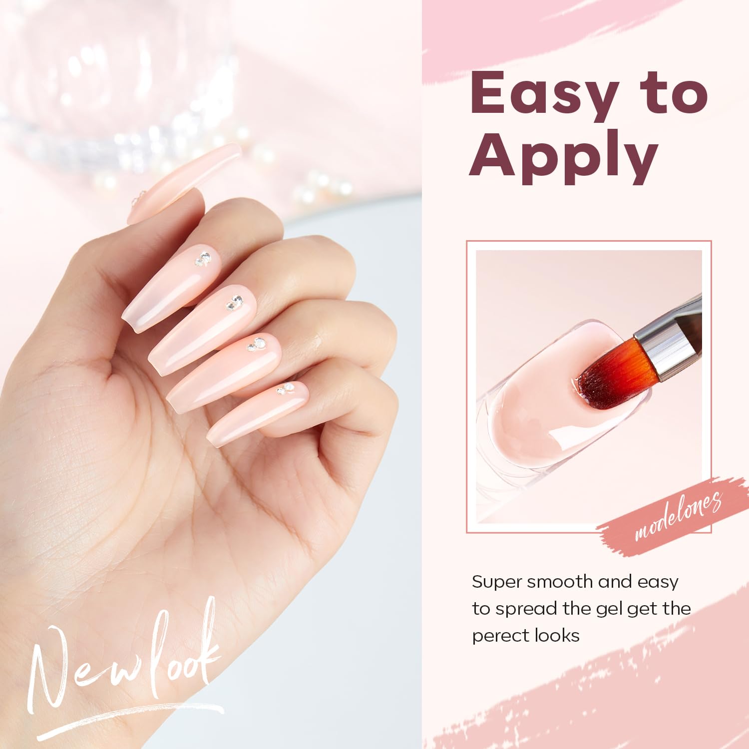 Modelones 48 dual nail forms in 12 sizes for precise extensions