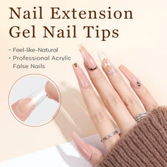 Modelones 510 piece tips set versatile for gel acrylic or press on looks