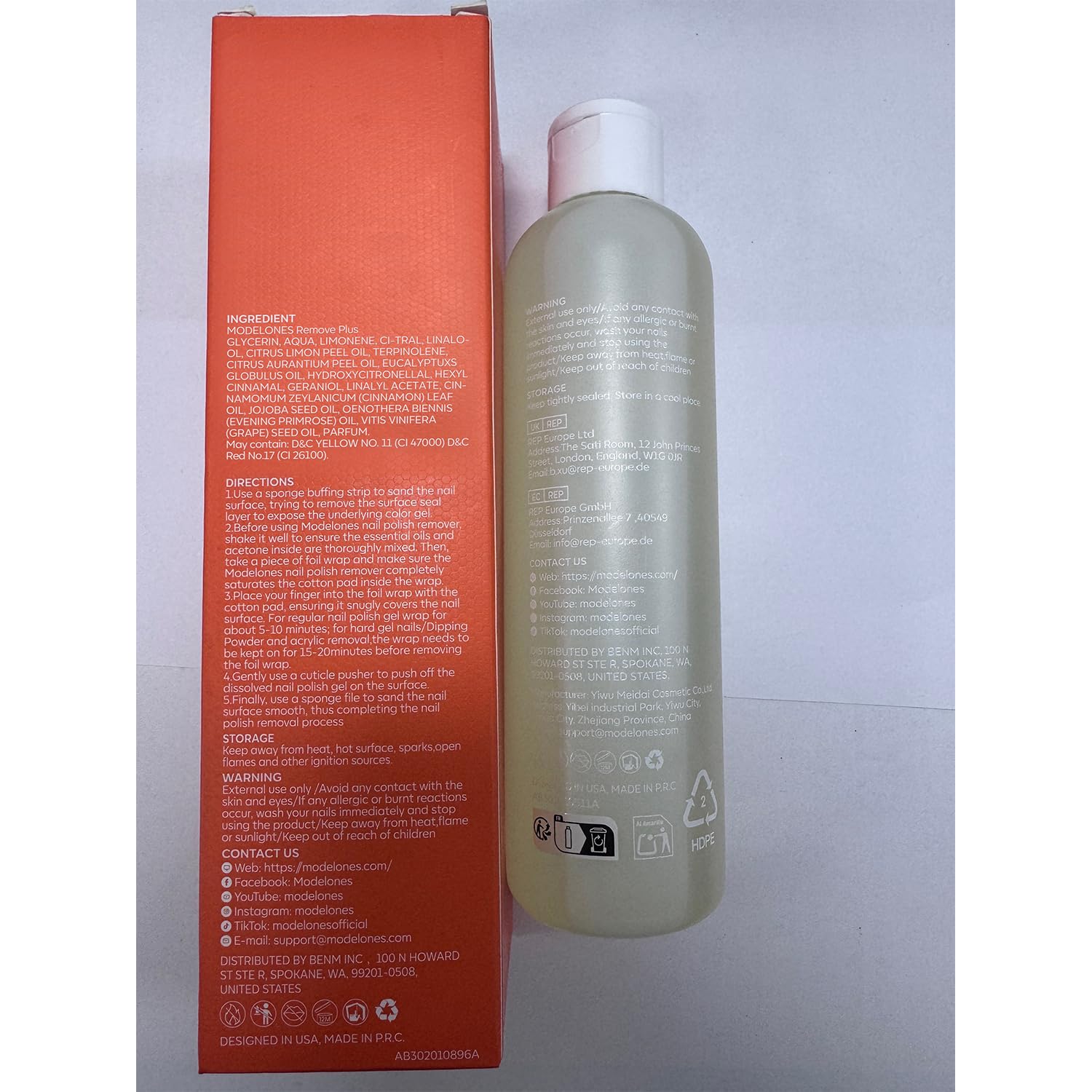 Modelones 8 oz bottle ideal for home or on-the-go