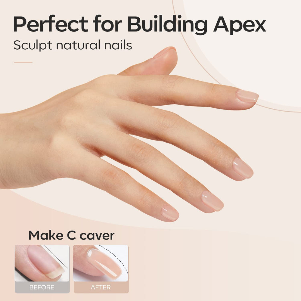 Modelones 8-in-One Builder Gel attaches tips and gems securely.