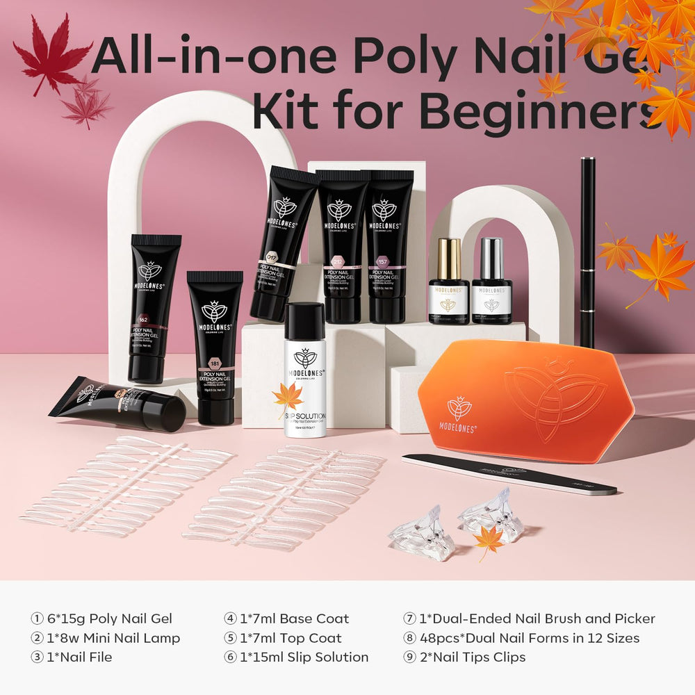 Modelones 8W nail lamp delivering quick, even curing for gel nails.