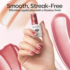 Modelones 8W nail lamp speeds curing for quick dries.