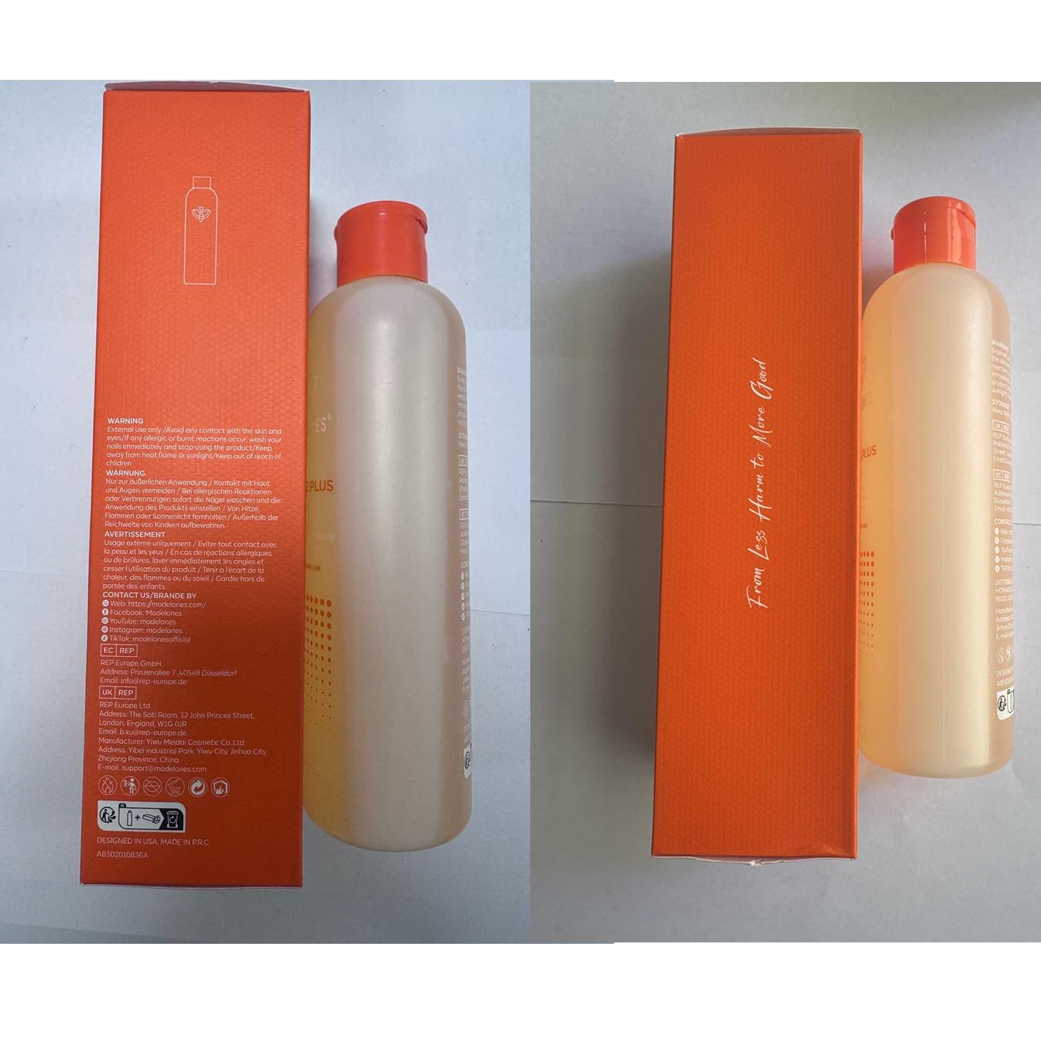 Modelones bottle near Osmanthus scent for a pleasant experience