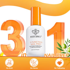 Acid-free and HEMA-free formula for safer nail prep