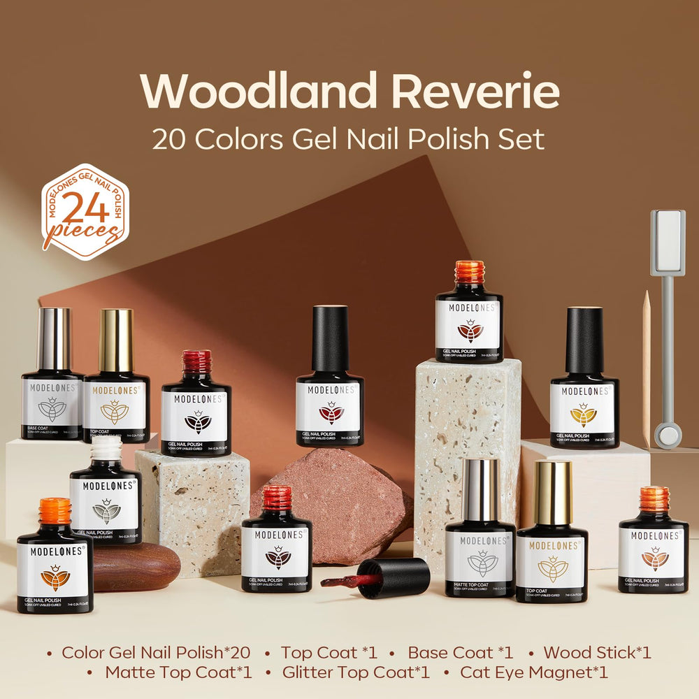 Modelones clean brush and nail art setup for precise application