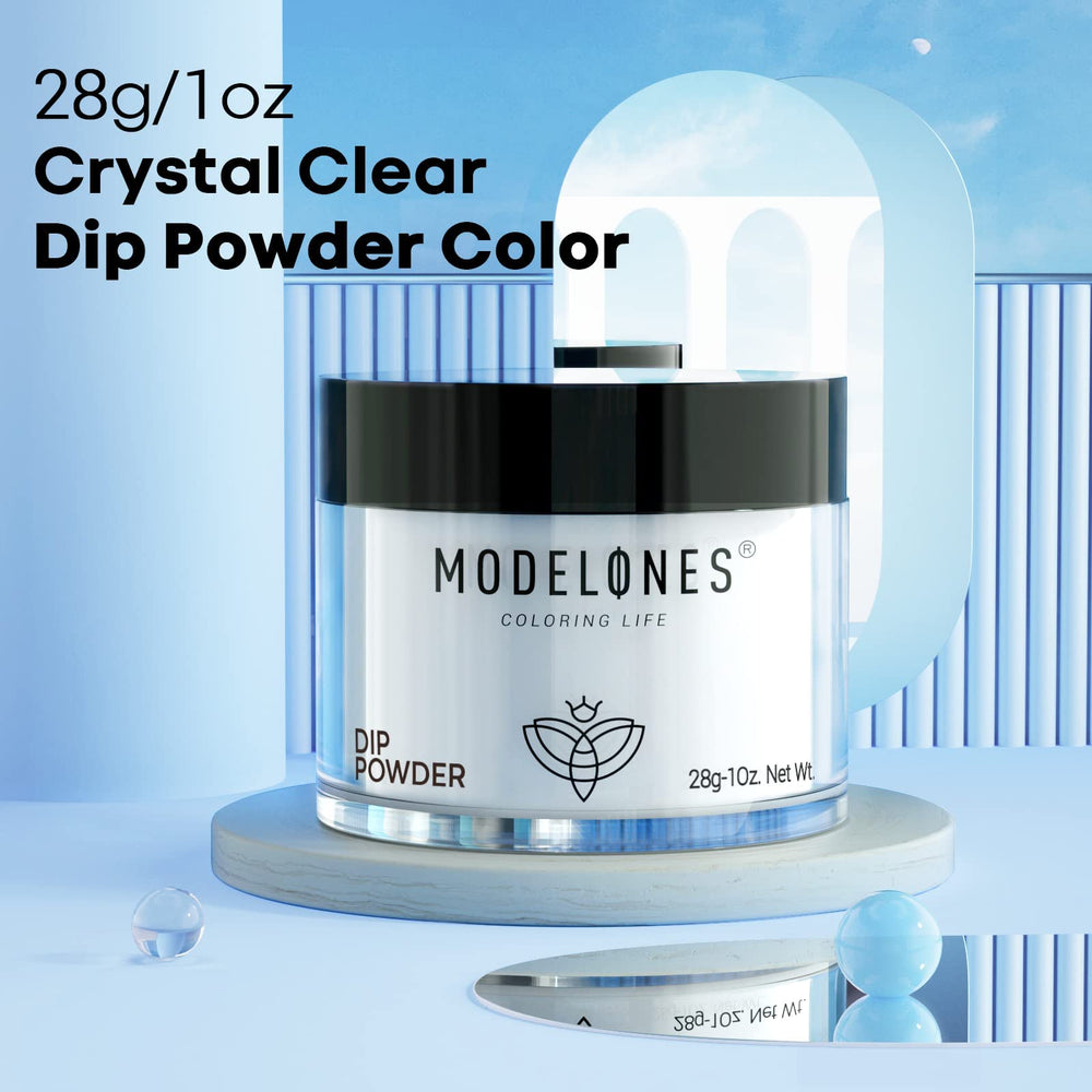Modelones application steps illustration featuring base coat and activator for smoother wear.