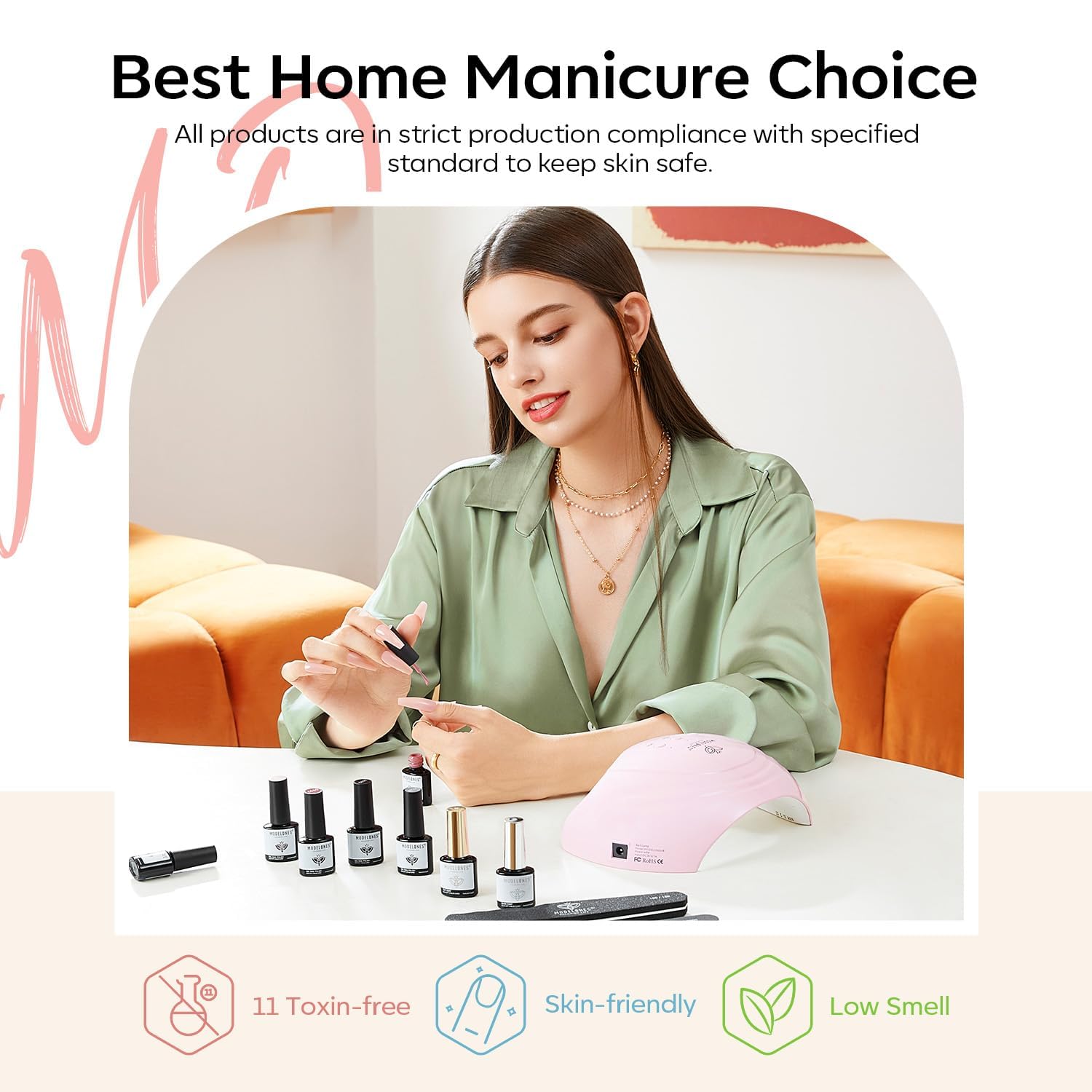 Modelones at-home nail art kit for professional results without studio visits