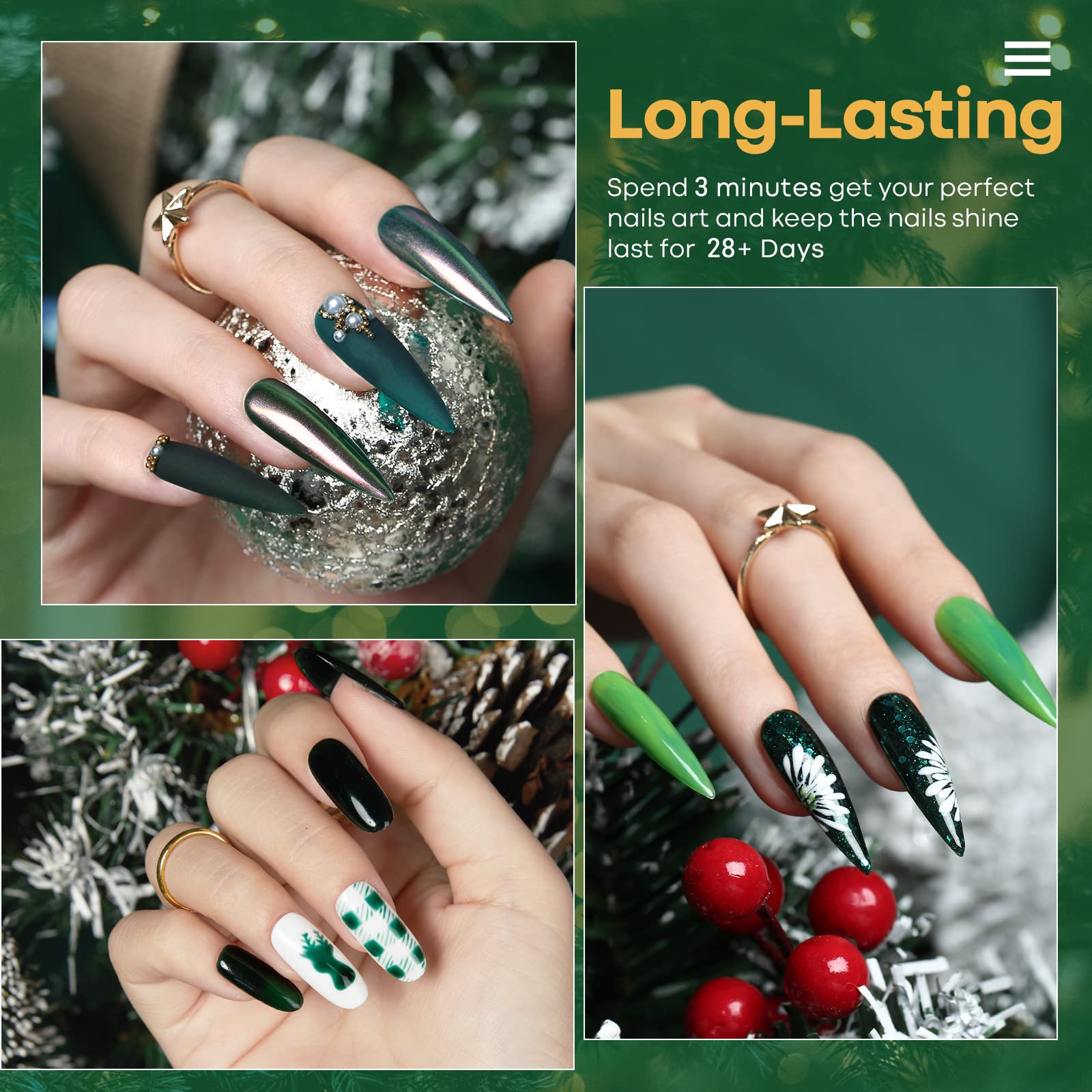 Modelones avocado sparkle shade bottle showcasing a shimmering finish for elegant wear.
