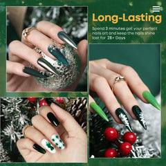 Modelones avocado sparkle shade bottle showcasing a shimmering finish for elegant wear.
