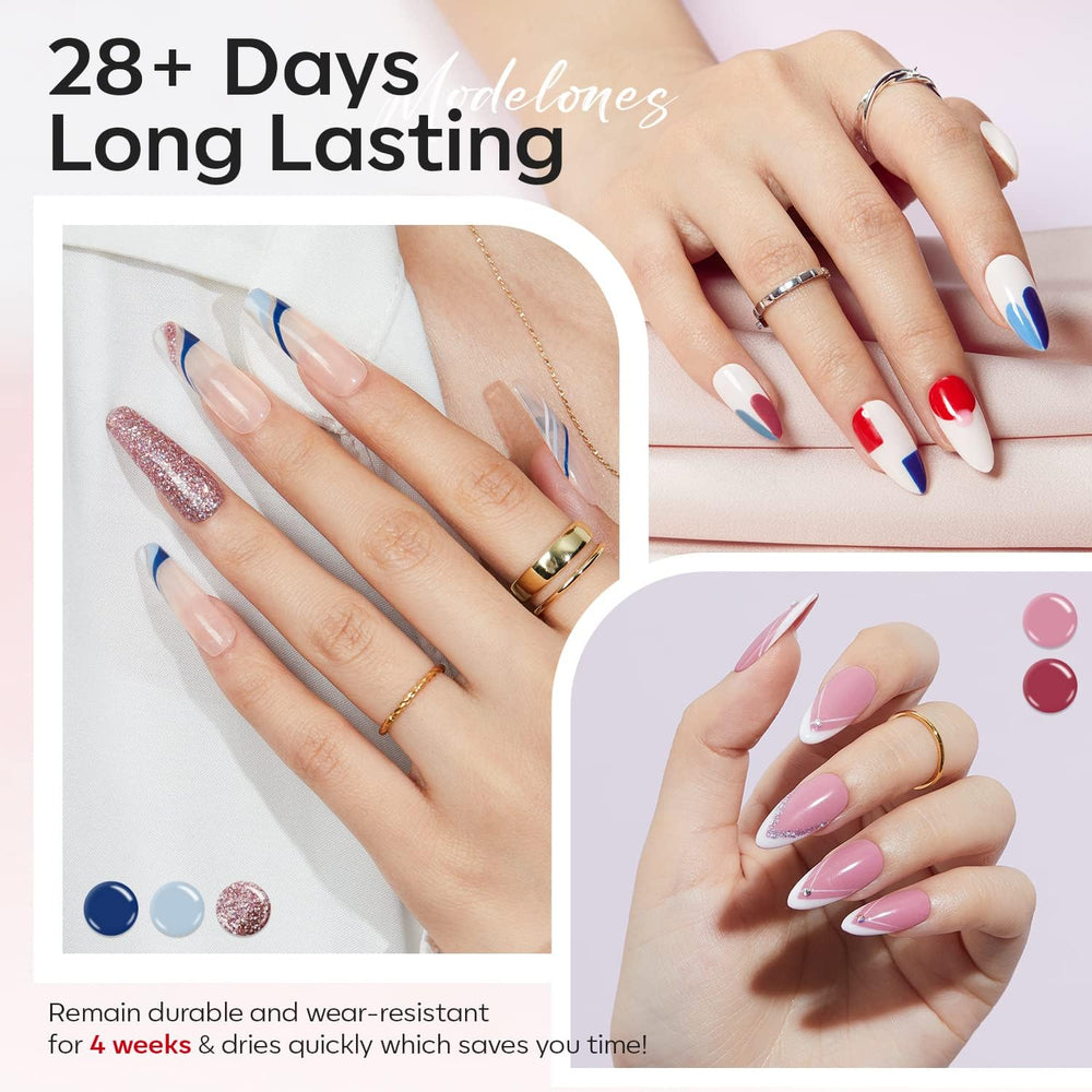 Modelones base and top coats kit supports long-lasting shine