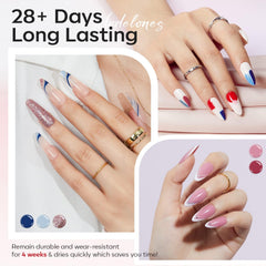 Modelones base and top coats kit supports long-lasting shine