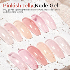 Modelones base and top coat set 7ml for long-lasting finish