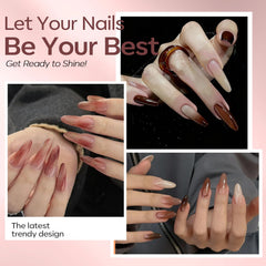 Modelones base and top coat for durable, glossy gel finishes.