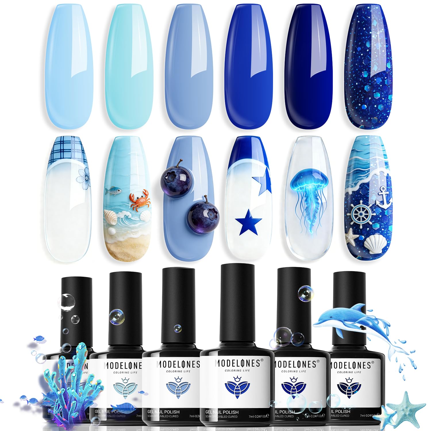 Modelones kit enables salon-quality DIY gel manicures at home.
