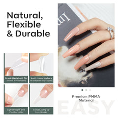 Modelones break-resistant nail tips deliver durable wear across days
