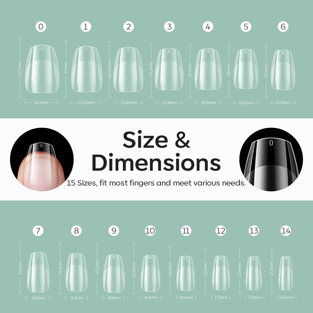 Modelones break-resistant formula supports longer wear and strength.