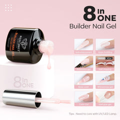 Modelones Apex-building capability provides stronger, natural-looking nail structure