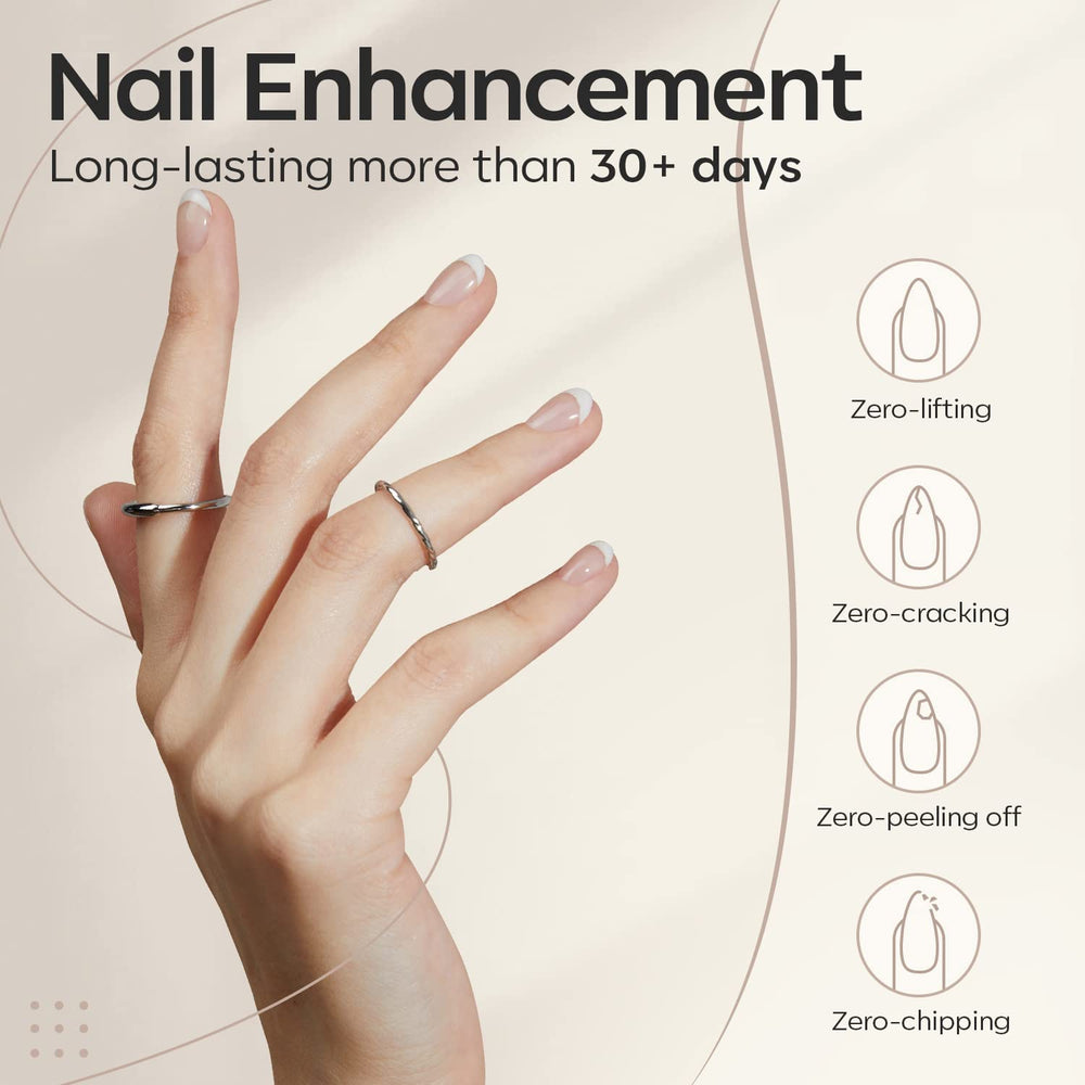 Modelones Builder Nail Gel apex extension for natural-strength length.