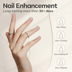 Modelones Builder Nail Gel apex extension for natural-strength length.
