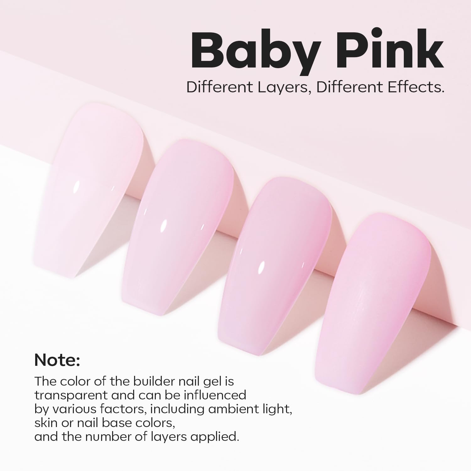 Modelones Builder Nail Gel with built-in brush enables easy self-leveling at home.