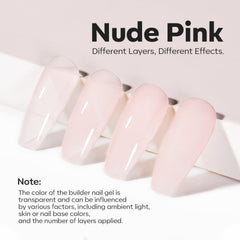 Modelones gel with built-in brush delivers smooth, self-leveled base